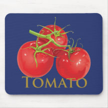 Tomates rojos regordetes alfombrillas de raton