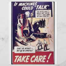 ¡Tome el cuidado! Tarjeta Publicitaria