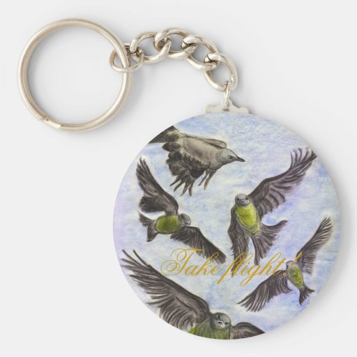 ¡Tome el vuelo! Llaveros Personalizados