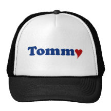 Tommy con el corazón gorros bordados