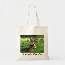 Tommy la bolsa de asas de la chihuahua