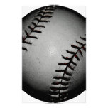 Tono gris/gris del béisbol negro papeleria personalizada