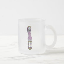 Tono medio de la muñeca del pelo 3D Bonga del arco Tazas