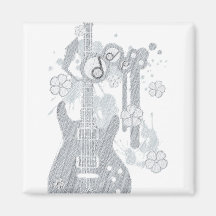 TONOS DE GUITAR-POP IMAN PARA FRIGORÍFICO