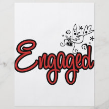 ToonDoveEngagedRed Tarjetas Informativas