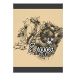 ToonDoveEngagedWhtVintageWatercolor Comunicado Personal