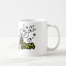 ToonDoveMaidHonorYlw Tazas