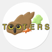 Tooters Etiquetas Redondas