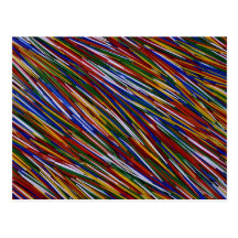 Toothpicks coloreados postales