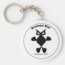 Top Cat, gato fresco, Kat gruñón Kranial Kat, Llaveros Personalizados