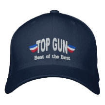 Top Gun bordó el gorra Gorra De Beisbol Bordada