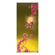 TOPAZ de la MARIPOSA, violeta rosada roja brillant Anuncio Personalizado