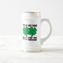 Toque mis encantos afortunados - obstruiré su… tazas