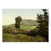 Tor de Glastonbury, Somerset, Inglaterra Tarjeton