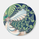 Torcer arte del fractal del mago imán de frigorifico
