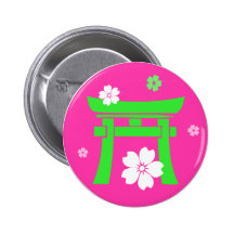 Torii (verde y naranja) pin