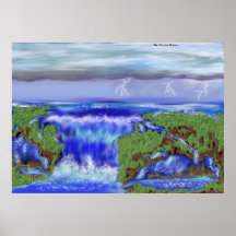 Tormenta de la cascada poster