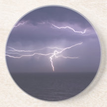 Tormenta del océano posavasos personalizados