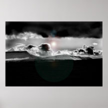 Tormenta del pen¢asco del heno poster