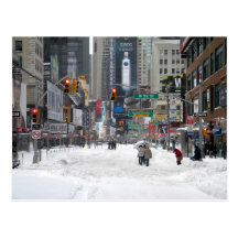 Tormenta New York City 12/26/10 de la nieve del in Postal