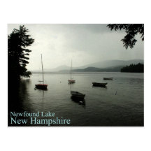 Tormenta sobre el lago Newfound Postal