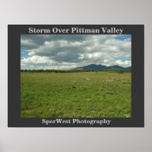 Tormenta sobre el valle de Pittman Impresiones