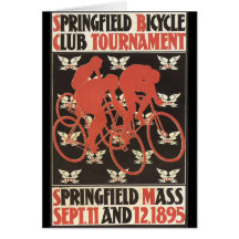 Torneo de la bicicleta de Massachusetts 1895 de Sp Tarjeton