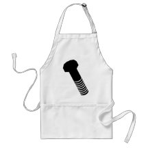 Tornillo negro delantales