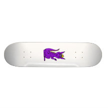 Torpe que dragón de la púrpura de la manera tabla de skate