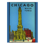 TORRE DE AGUA DE CHICAGO tarjetas postales