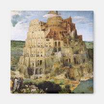 Torre de Babel - Peter Bruegel Imán De Frigorífico