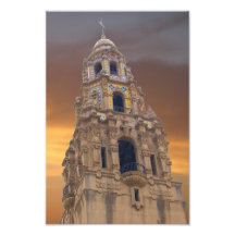 Torre de California del parque del balboa Fotografias