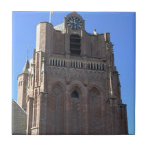 Torre de iglesia teja  ceramica
