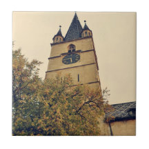 Torre de iglesia evangélica, Sibiu Tejas Cerámicas