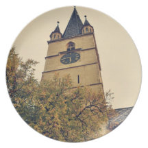 Torre de iglesia evangélica, Sibiu Plato De Comida
