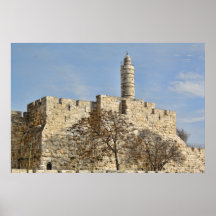 Torre de Jerusalén de David Poster
