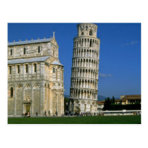Torre de Pisa, Italia Tarjeta Postal
