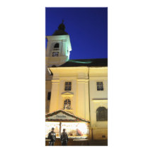 Torre de Sibiu en la noche Tarjetas Publicitarias Personalizadas