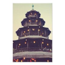 Torre del chino de Munich Fotografia
