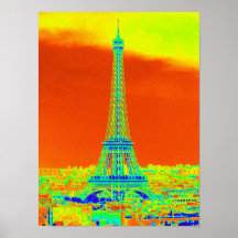 Torre Eiffel 5 - impresión del poster