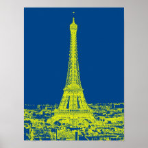 Torre Eiffel 6 - impresión del poster