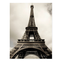 Torre Eiffel 8 Tarjetas Postales