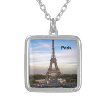 Torre Eiffel de Francia París (nueva) (St.K) Collar