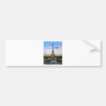 Torre Eiffel de Francia París (nueva) (St.K) Etiqueta De Parachoque