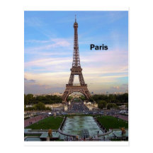 Torre Eiffel de Francia París (por St.K) Postales