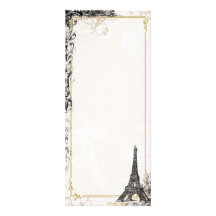 Torre Eiffel de la invitación del estilo del vinta
