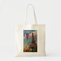 Torre Eiffel del vintage Bolsas