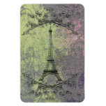 Torre Eiffel del vintage Imán