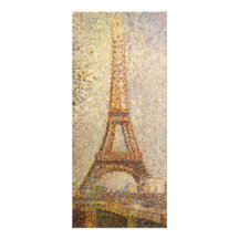 Torre Eiffel por Seurat, arte del Pointillism del  Anuncio Personalizado
