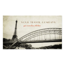 Torre Eiffel - tarjeta de visita